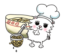 Maru the White Cat sticker #3358054