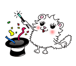 Maru the White Cat sticker #3358055