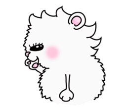 Maru the White Cat sticker #3358057