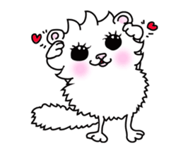 Maru the White Cat sticker #3358058