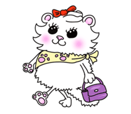 Maru the White Cat sticker #3358059