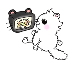 Maru the White Cat sticker #3358060