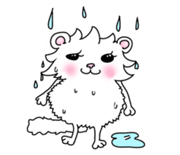 Maru the White Cat sticker #3358063