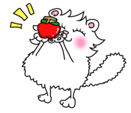 Maru the White Cat sticker #3358064