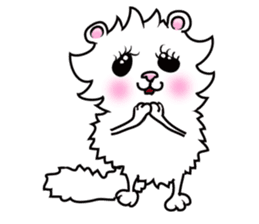 Maru the White Cat sticker #3358065