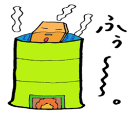 daily life of moai sticker #3358545