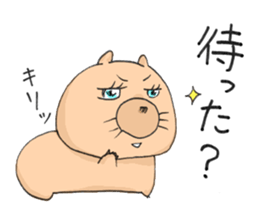 late wombat sticker #3358979