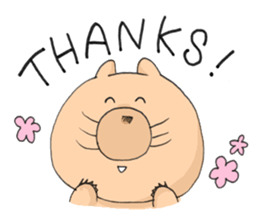 late wombat sticker #3359001