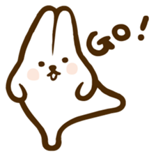 Mori Shu Mochi Rabbits sticker #3360089