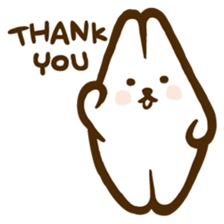 Mori Shu Mochi Rabbits sticker #3360093