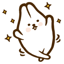 Mori Shu Mochi Rabbits sticker #3360096