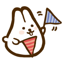 Mori Shu Mochi Rabbits sticker #3360116