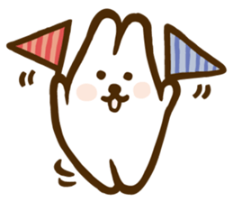 Mori Shu Mochi Rabbits sticker #3360117