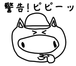 Refreshing pig boo sticker #3360483