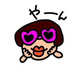 Drooping eyes,thick lips,chubby sticker #3361244