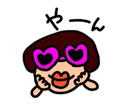 Drooping eyes,thick lips,chubby sticker #3361244