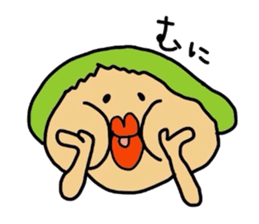 Drooping eyes,thick lips,chubby sticker #3361247