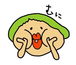 Drooping eyes,thick lips,chubby sticker #3361247