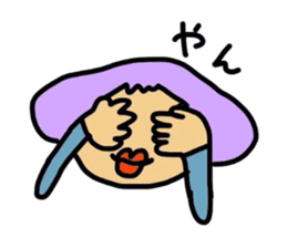 Drooping eyes,thick lips,chubby sticker #3361253