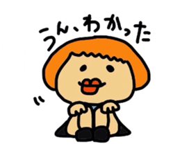 Drooping eyes,thick lips,chubby sticker #3361258