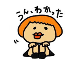 Drooping eyes,thick lips,chubby sticker #3361258