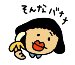 Drooping eyes,thick lips,chubby sticker #3361259