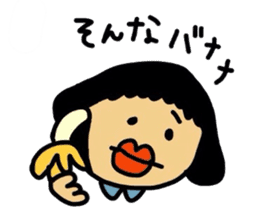 Drooping eyes,thick lips,chubby sticker #3361259