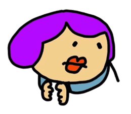 Drooping eyes,thick lips,chubby sticker #3361260