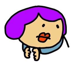 Drooping eyes,thick lips,chubby sticker #3361260