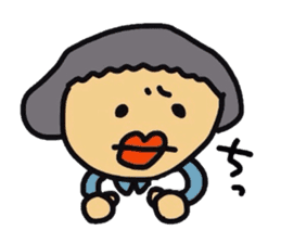 Drooping eyes,thick lips,chubby sticker #3361266