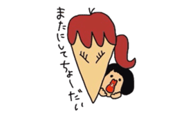 Drooping eyes,thick lips,chubby sticker #3361276