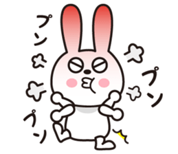 Sticker of a rabbit pretty loosely2 sticker #3361471