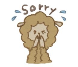 Soft alpaca sticker #3361564