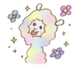 Soft alpaca sticker #3361569