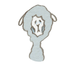 Soft alpaca sticker #3361582