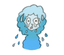 Soft alpaca sticker #3361591