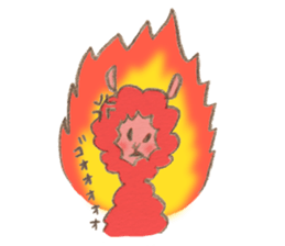 Soft alpaca sticker #3361593