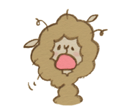 Soft alpaca sticker #3361596