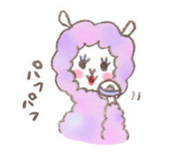 Soft alpaca sticker #3361599