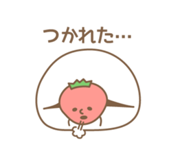 Japanese ichigo daifuku sticker #3361764