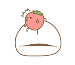 Japanese ichigo daifuku sticker #3361765