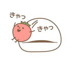 Japanese ichigo daifuku sticker #3361769