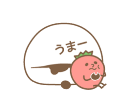 Japanese ichigo daifuku sticker #3361772