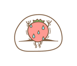 Japanese ichigo daifuku sticker #3361792