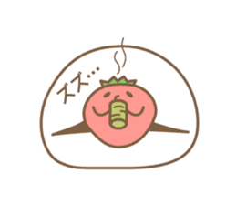 Japanese ichigo daifuku sticker #3361797