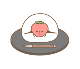 Japanese ichigo daifuku sticker #3361801