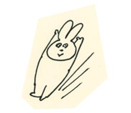 cute bunny reaction Sticker sticker #3361806