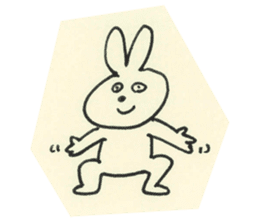 cute bunny reaction Sticker sticker #3361812
