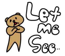 The Talking Bear(dog) POPO sticker #3362449