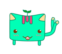 Green Curry Cat (Khiao-Wan) sticker #3362523